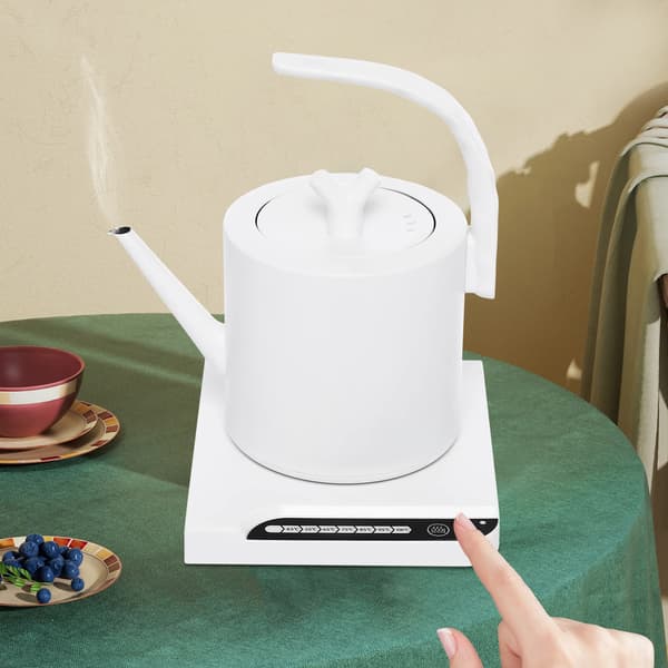 Elkedel, 7 temperaturindstillinger, rustfrit stål,sort