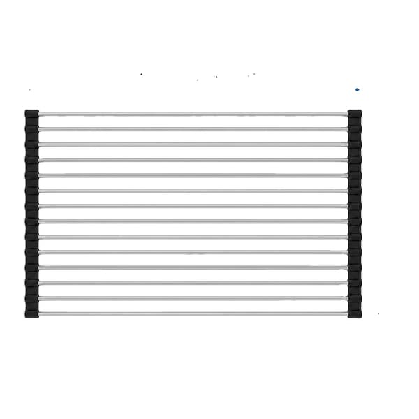 Diskställ, rostfritt stål, hopfällbar design,L 23.5×46.5 cm