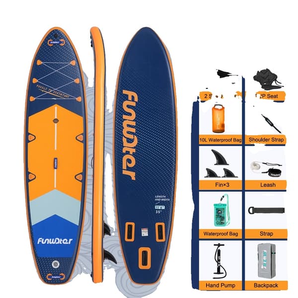 Paddleboard, Hög Lastkapacitet, Komplett Tillbehörsset,Haj 11.6“