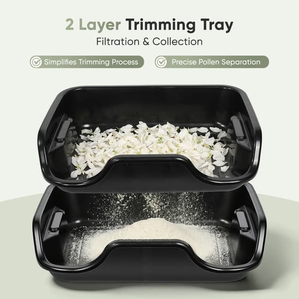 Trim Tray Dæksel, Ergonomisk Design, Integreret Pollen Si,A