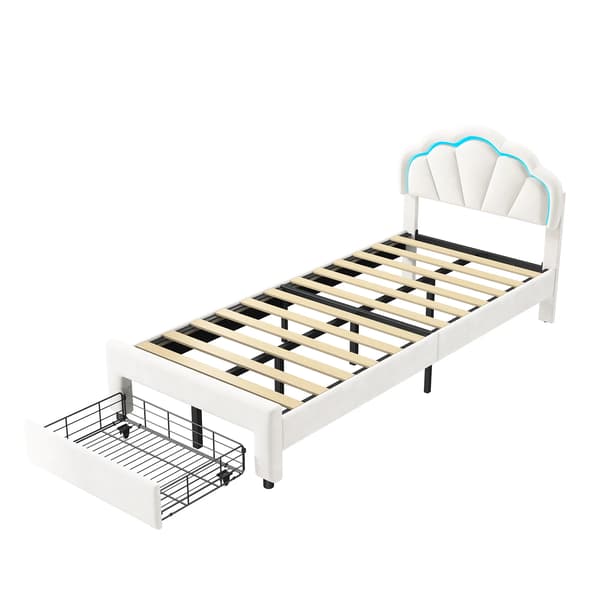 Seng, Minimalistisk Moderne Design, Praktisk Opbevaring,90x200cm