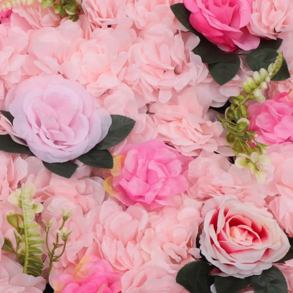 Konstgjorda Blomsterpaneler, Elegant Design, Mångsidig Dekoration,Rosa