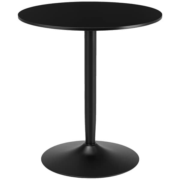 Matbord, Rund Design, Platsbesparande, Svart