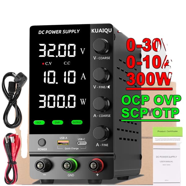 DC-strömförsörjning, Justerbar Spänning, Skyddsfunktioner,SPS-C3010S