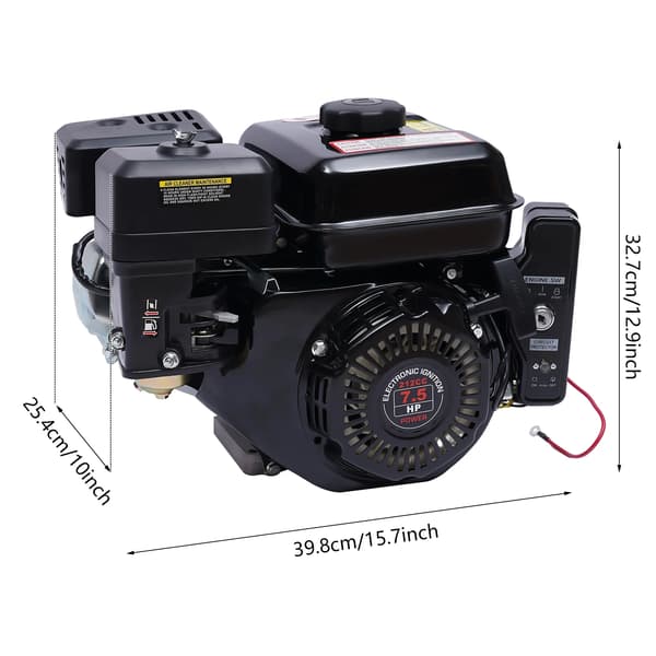 Benzinmotor, 7,5HK, Luftkølet,7.5hk