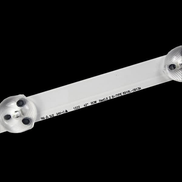 LED-remsa, längd 873 mm, 12 LED-perlor per remsa, spänning 3 V, CE-certifierad, blå