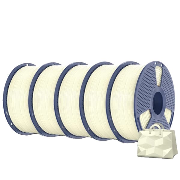 3D Filament, TPU Material, Blød Silkeagtig Struktur,Flødehvid