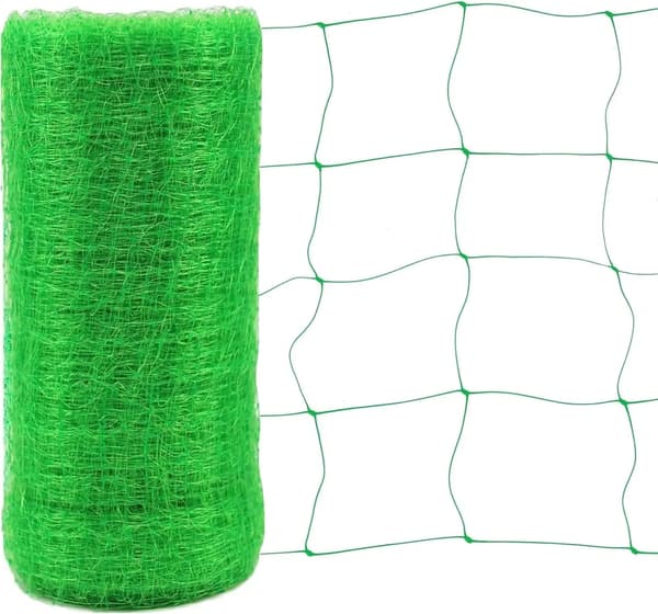 Havebald Net, Holdbart Materiale, Ideelt til Klatreplanter,2x20m, grøn-a
