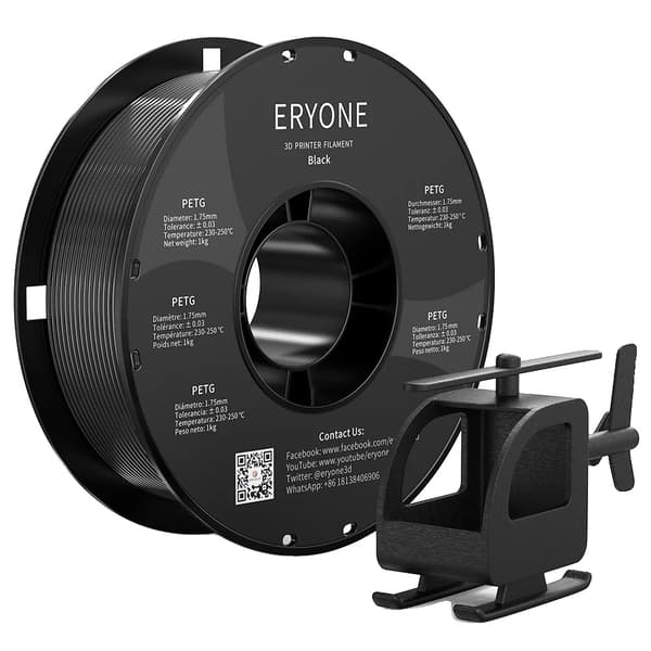 3D-skrivarfilament, hög precision, hållbart material,svart