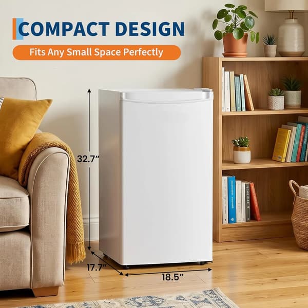 Mini Køleskab, 90L Kapacitet, Stille Drift,EU