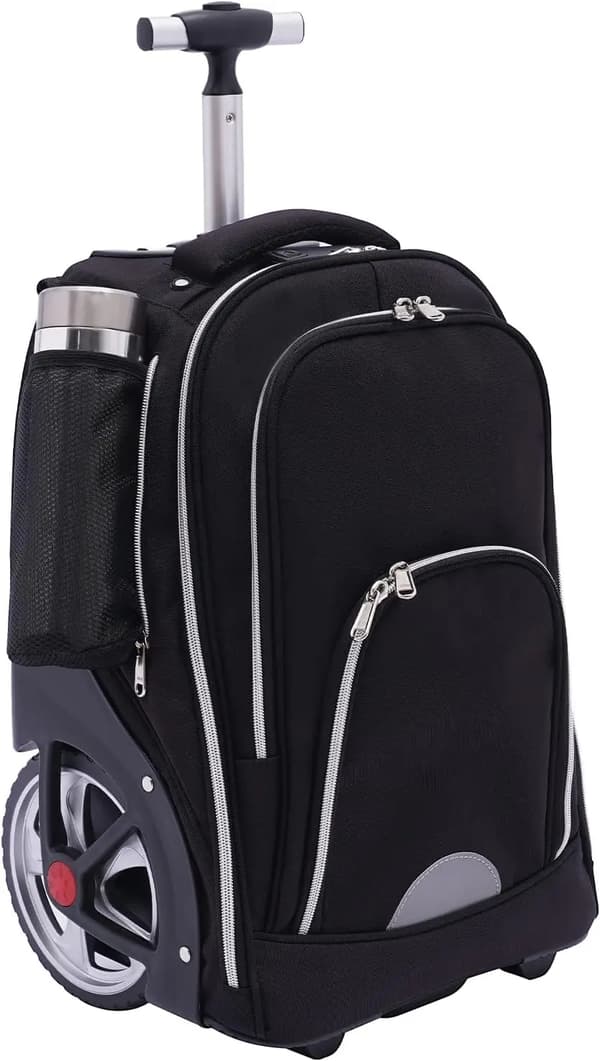 Rygsæk, 45L kapacitet, multifunktionsdesign,sort