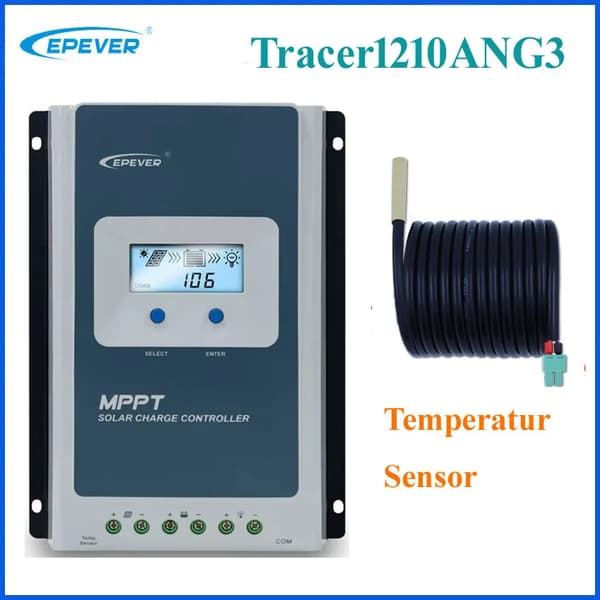 Solcellelader, Effektiv Energiadministration, Alsidig Kompatibilitet,1210ANG3 med sensor