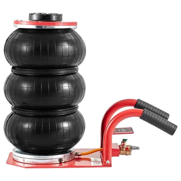 Luftpump, 3 tons kapacitet, bärbar luftlyftdesign, armégrön