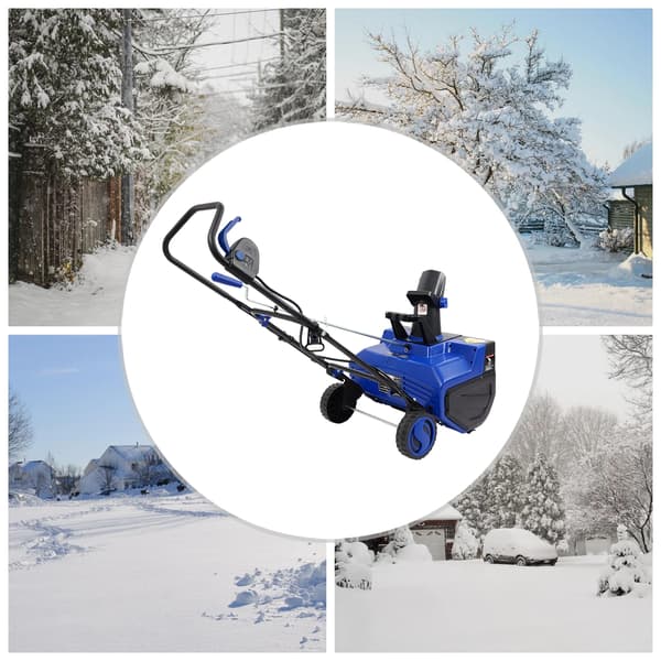 Elektrisk Snöslunga, Ergonomisk Design, Kraftfull Prestanda,Elektrisk, svart
