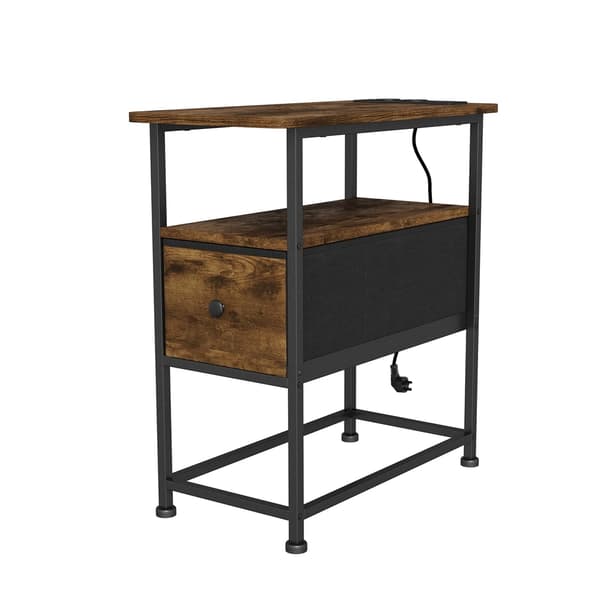 Sido Bord, Multifunktionalitet, Elegant Design,Brun