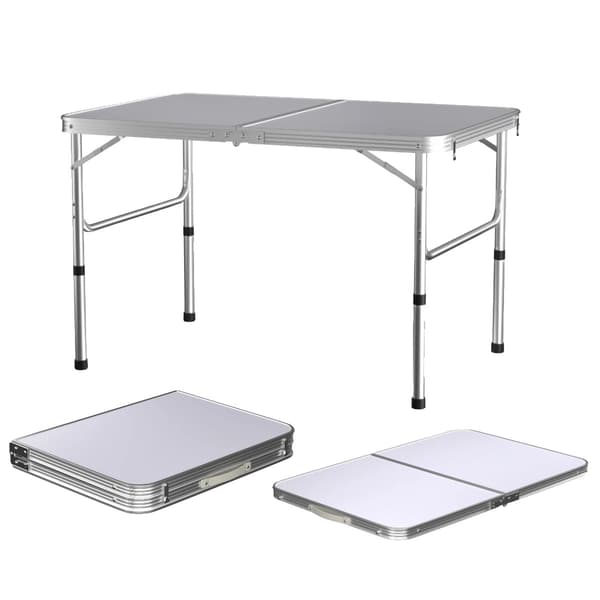 Campingbord, Lättvikt, Fällbar Design,VIT