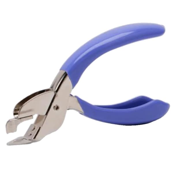 Häftapparat, Tungmetall, Ergonomiskt Grepp,Blå