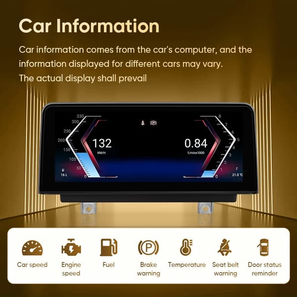 Bil Multimedia System, Touchscreen Skærm, Problemfri Forbindelse, kompatibel med BMW 3 Serie E90-E93 2005-2010 Trådløs,S3 4G+64G