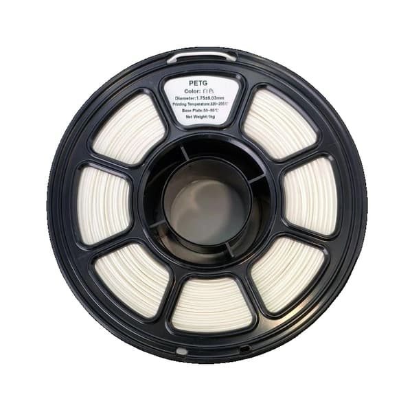 3D-utskrift filament, 1,75 mm diameter, hög precision,1.75mm,1KG,vit