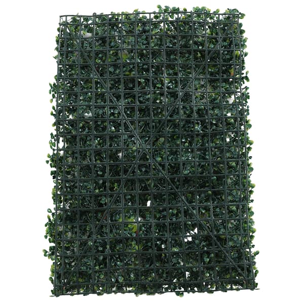 Kunstig Blomsterpanel, Elegant Dekor, DIY Venlig,grøn