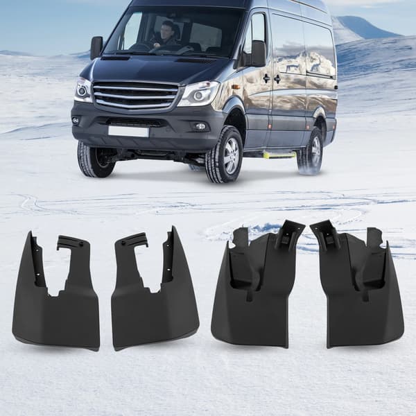 Fender Set, Hållbar Plastkonstruktion, Fullständig Täckning,Svart