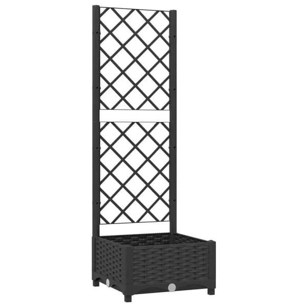 Planter med espalier, moderne design, holdbar trækonstruktion,Chokolade
