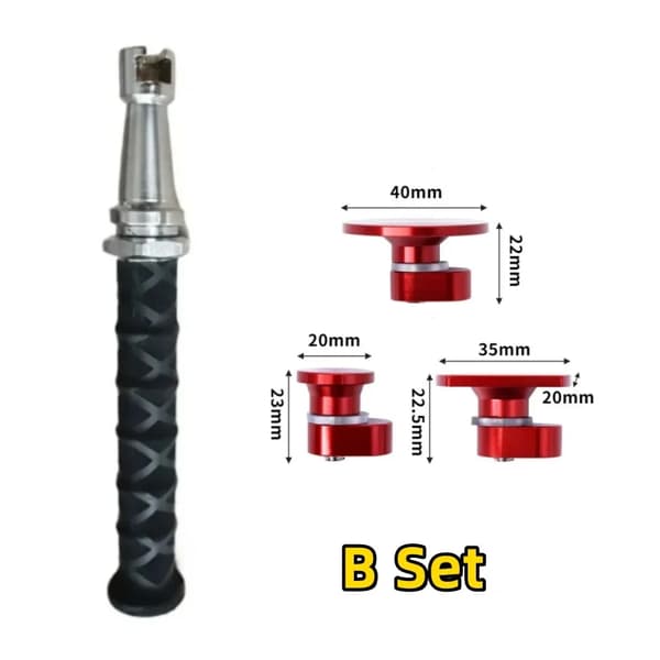 Bilstödsverktyg, Teleskopisk Design, Hållbar Konstruktion,B Set