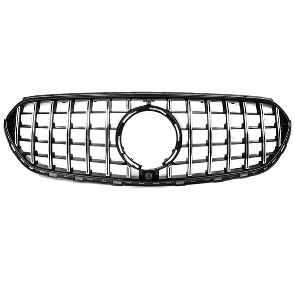 Front Øverste Grill, GT-R Stil, Direkte Erstatning,Krom sort