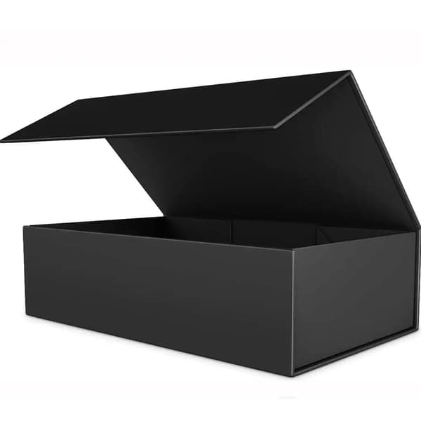 Gaveæske, Magnetlukning, Sammenklappeligt Design,26,5x18x7,5cm-e, 1stk sort