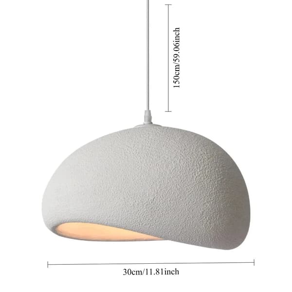 Pendellampe, E27 sokkel, elegant moderne design,INGEN PÆRE, 30CM