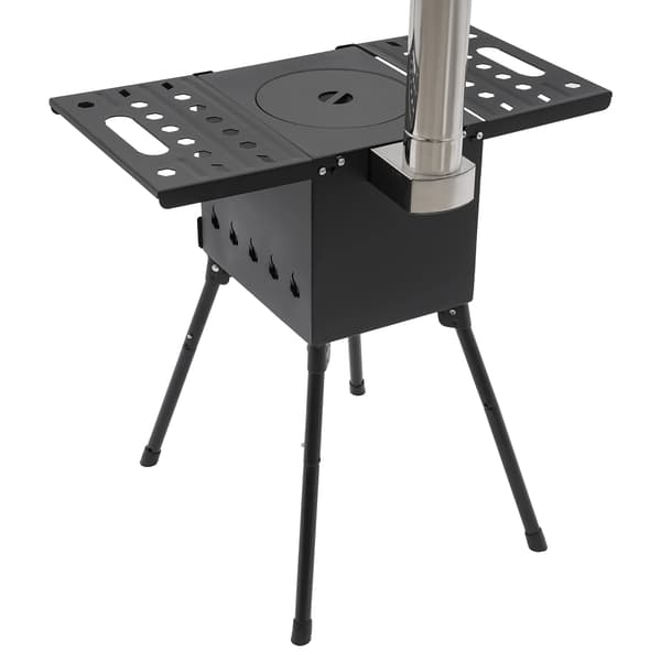 Campingkök, Bärbart, Hållbar Design,svart