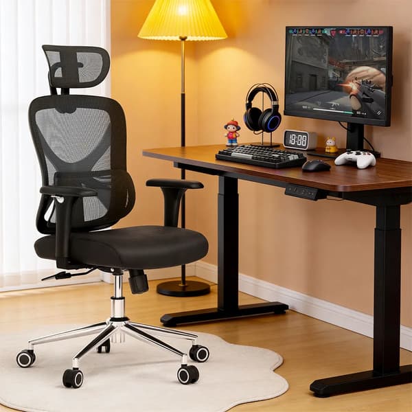 Ergonomisk Stol, Justerbart Ryggstöd, 3D Armstöd,ACGAM CG-5345M