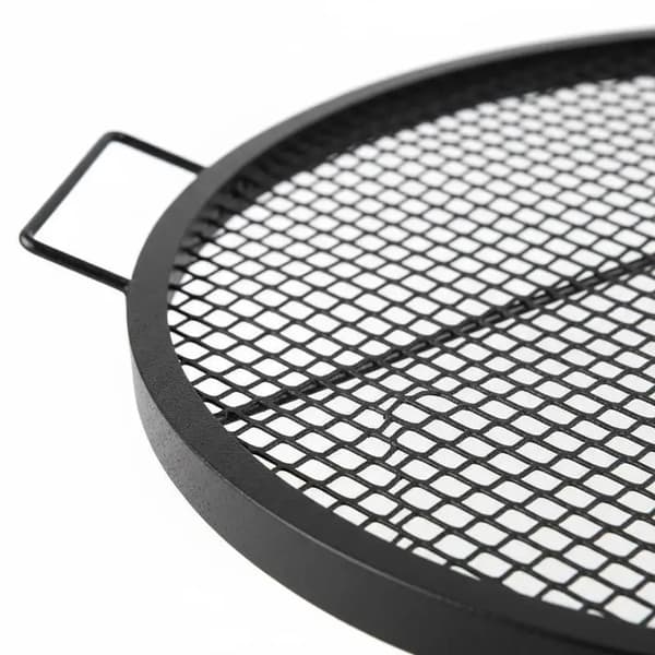 Grillrist, Bærbar Design, Holdbart Stål,Lys Grå
