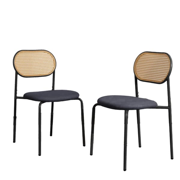 Spisebordsstol, Moderne Design, Komfortabel Siddeplads,A2-Sort