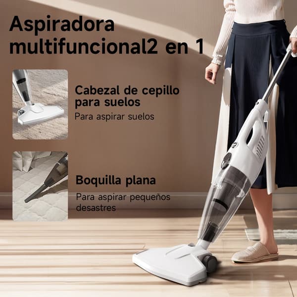 Dammsugare, 2-i-1 Design, Tvättbart HEPA-filter,V1, EU
