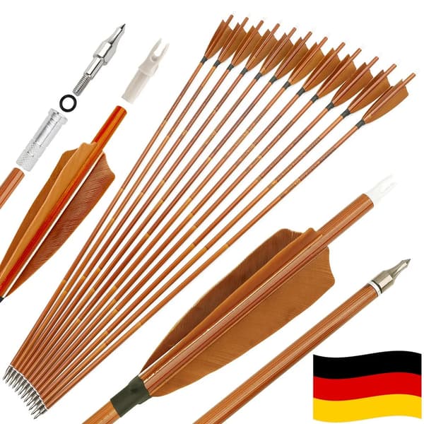 Pilar, Blandad Kol, 100 Grain Pilspets,12PCS