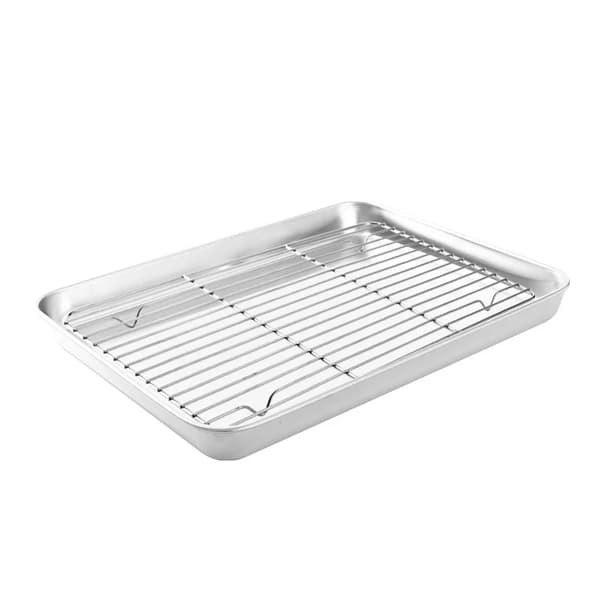 Bagetegning, 304 rustfrit stål, non-stick finish,31.8cm 24.8cm 2.8cm