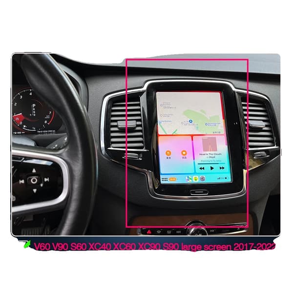 Dekoderlåda, Trådlös CarPlay, Multimedia Support,För Volvo Fullskärm 17-22