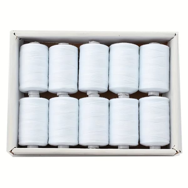 Håndsyningstråd, Multifarvet Assortiment, 1000 Yards Længde,K