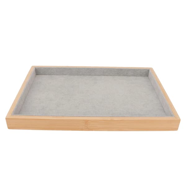 Smyckesfat, Elegant Trädesign, Repfria,GRÅ