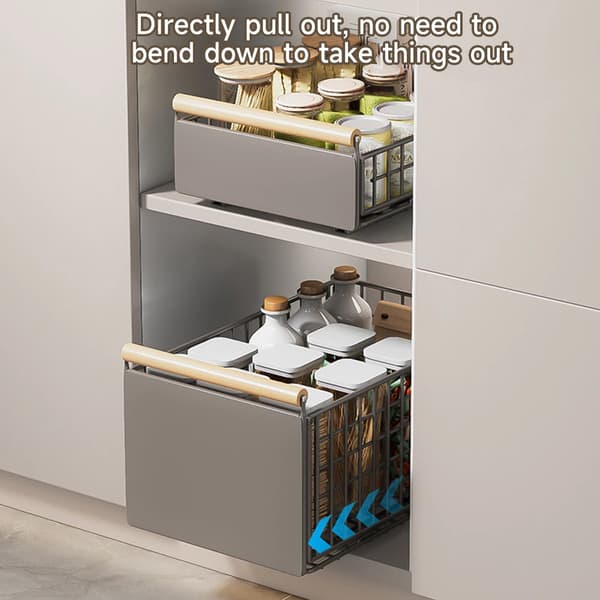 Organizerkorg, Fällbar Design, Smidig Glidmekanism,M