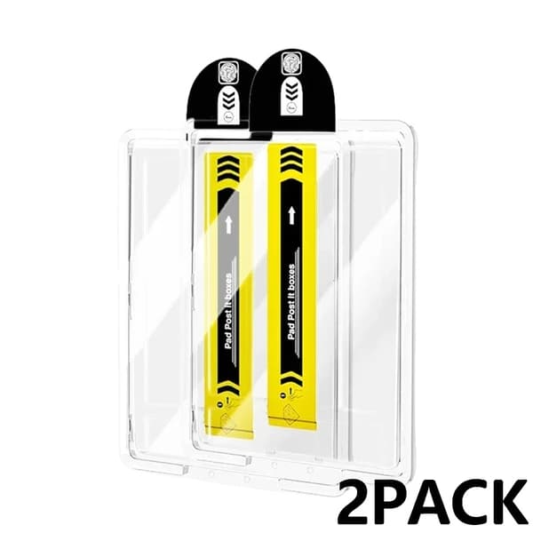 Skærmbeskyttelse, hærdet glas, nem installation,2PACK
