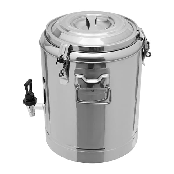 Matvärmare, Rostfritt Stål, Bärbar Design,Silver