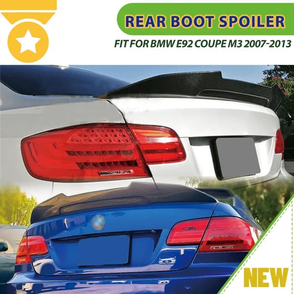 Bagagerumslipspoiler, Aerodynamisk Design, Nem Installation,Sort