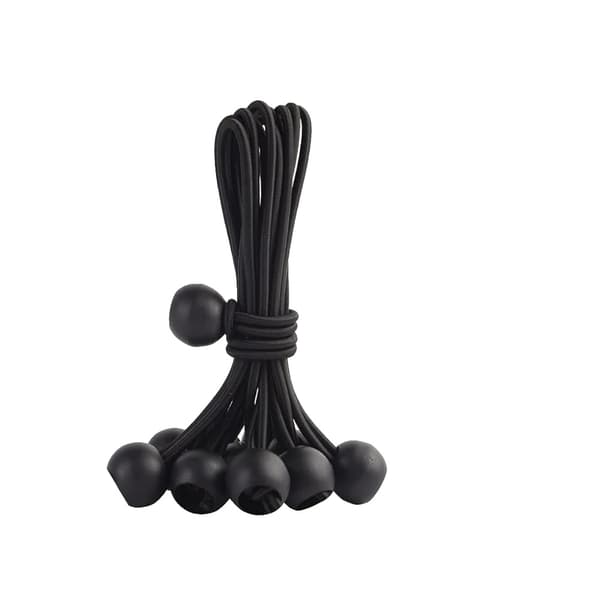 Bold Bungee Snore, 15 cm Længde, Kraftig Konstruktion,Sort 10stk