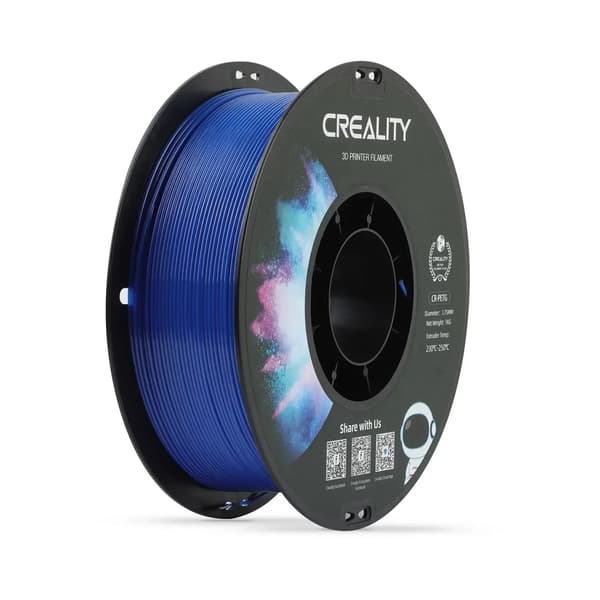 3D Print Filament, PETG Material, 1,75 mm Diameter,Blå