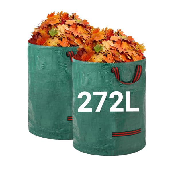 Trädgårdsavfallspåse, Stor kapacitet, Kraftig konstruktion,2pcs