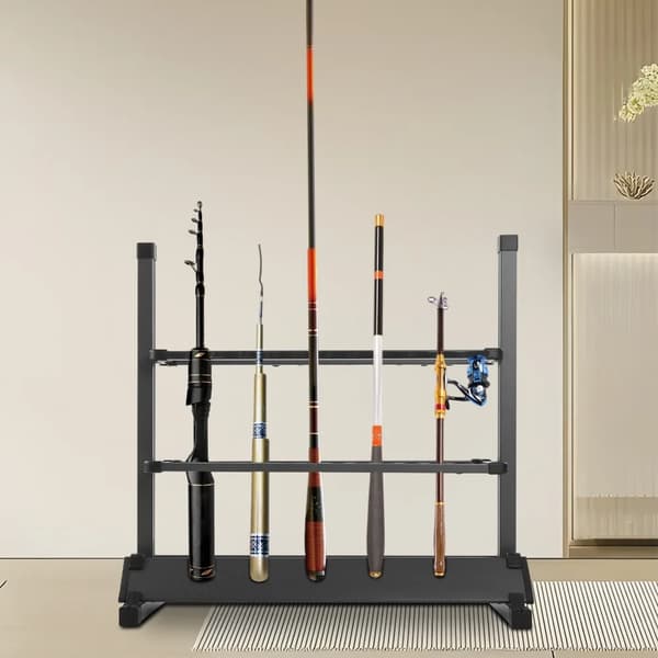 Fiskestangholder, Letvægtsdesign, Rustbestandig,sort
