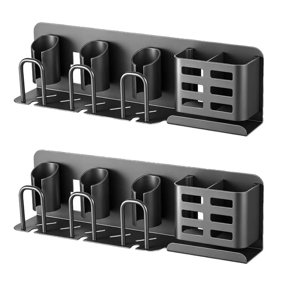 Hammasharjanpidike, seinälle asennettava, ilman porausta,2Pcs