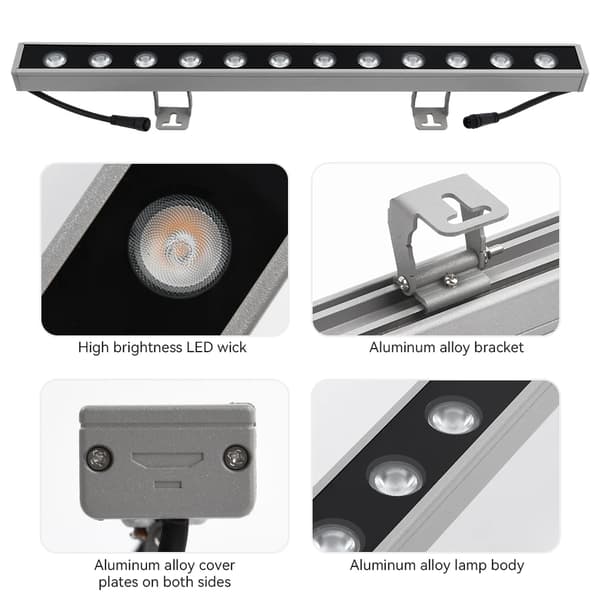 LED-seinäpesuri, energiatehokas, säänkestävä,50CM 2PCS